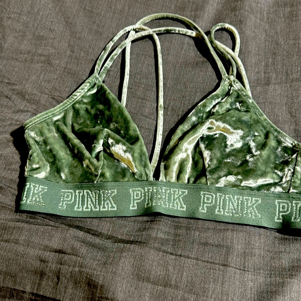 Pink bra